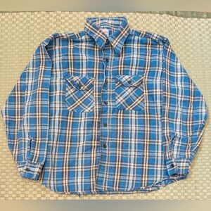 Vintage Pointer Brand Plaid Flannel No Size Tag *Fits like an L or Xl